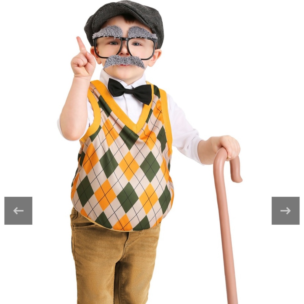 Toddler Old Man Costume